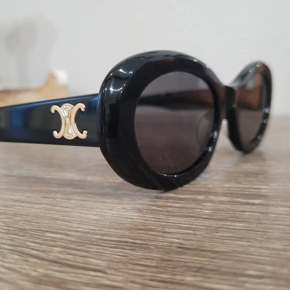 CELINE TRIOMPHE OVAL SUNGLASSES - Picture 3 of 12